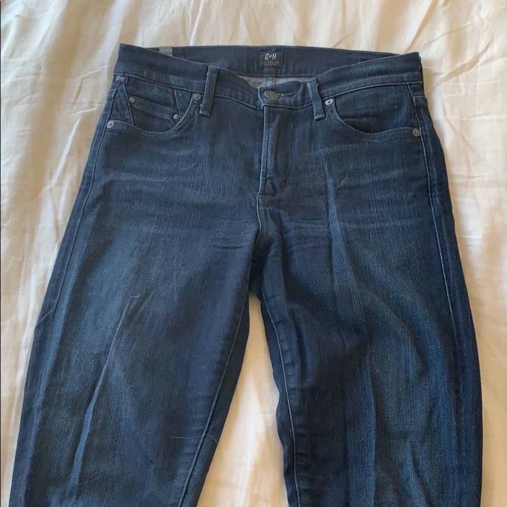 Citizens of Humanity dark wash skinny jeans